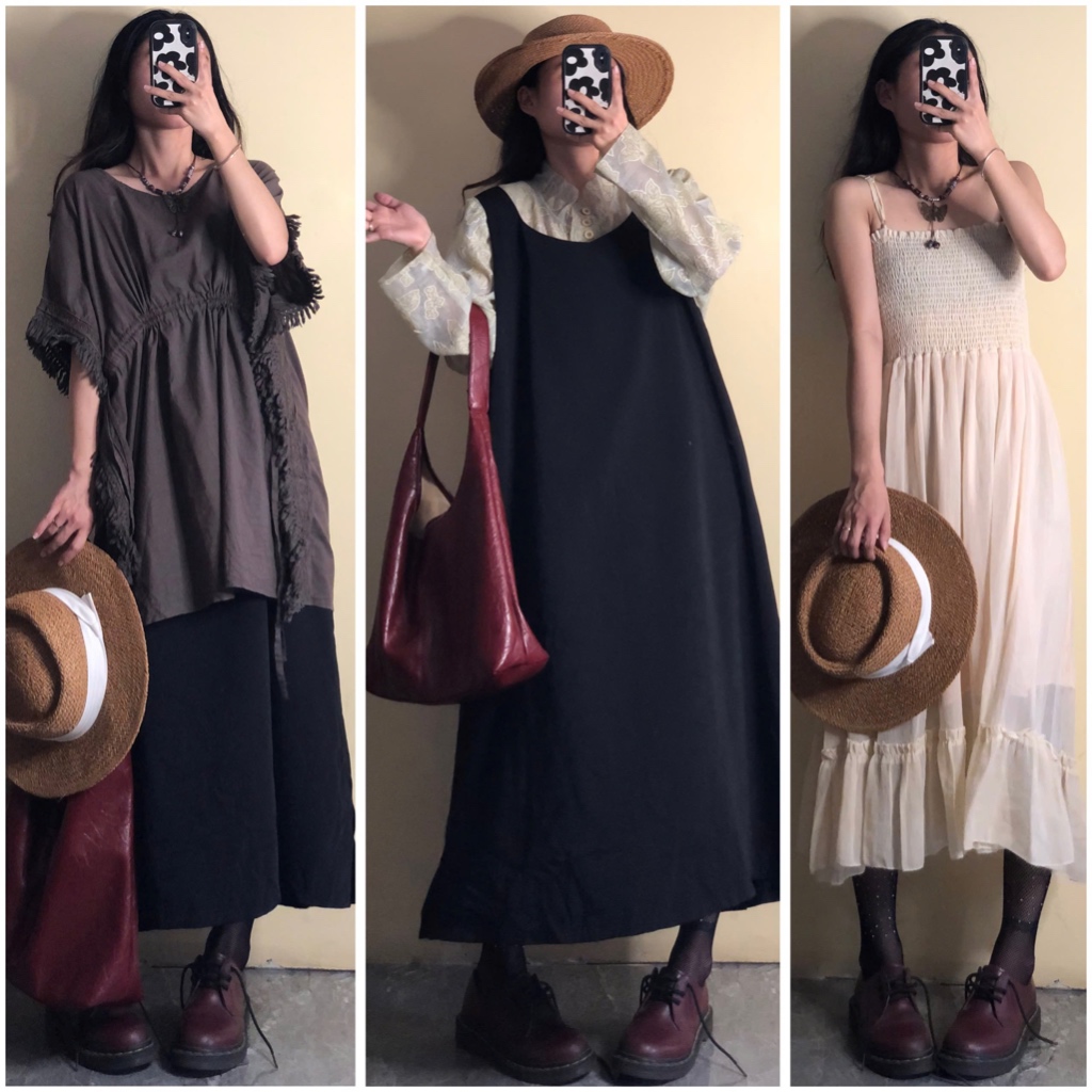 [OUTFITS BY APRIL6] Đầm váy dáng dài vintage no.21