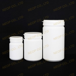 Hủ Nhựa Trắng Đục Nắp Galenti Đựng Từ 100G Đến 400G Bột Mịn Hoặc Viên Nang