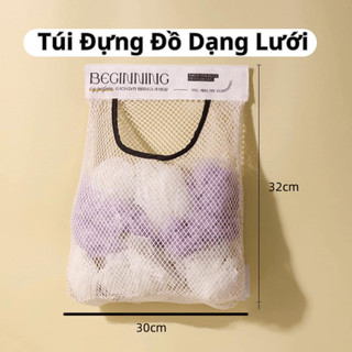 Túi lưới treo dán tường đựng độ đa năng, túi lưới đựng tất vớ, túi đựng nhà bếp