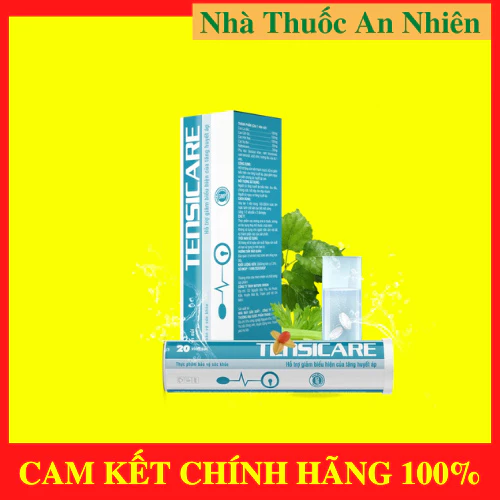TENSICARE VIÊN SỦI HỖ TRỢ SỨC KHỎE HUYẾT ÁP, PHÒNG NGỪA ĐỘT QUỴ TIM MẠCH,GIẢM MỠ MÁU ỔN ĐỊNH ĐƯỜNG HUYẾT