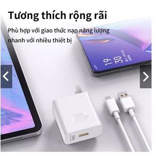 Sạc nhanh 66w bộ cáp sạc type c củ sạc nhanh dùng dây sạc 6A cho Cả SamSung , OPPO, xiaomi