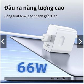 Sạc nhanh 66w bộ cáp sạc type c củ sạc nhanh dùng dây sạc 6A cho Cả SamSung , OPPO, xiaomi