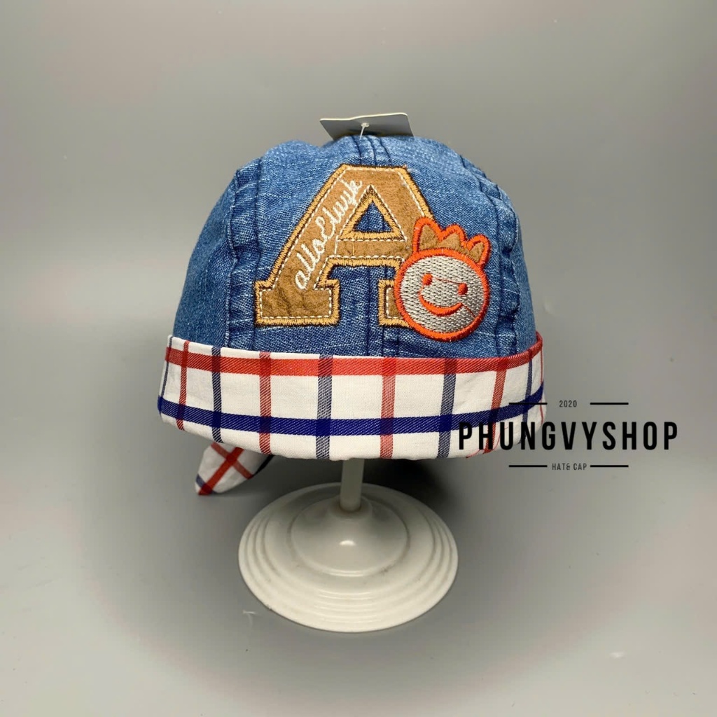 Bé dưới 2 tuổi/Vòng đầu 44-50cm- Mũ nồi tròn beret dễ thương trẻ em trai gái Nón BEANIE nhí JEAN A - phungvyshop