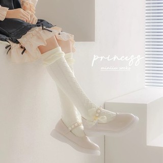Sét 5 Đôi Tất Vớ Cotton Dài Bắp Đùi ,Thoáng Khí Thấm Hút Mồ Hôi Phối Hoạ Tiết Gothic Cho Bé Gái te69