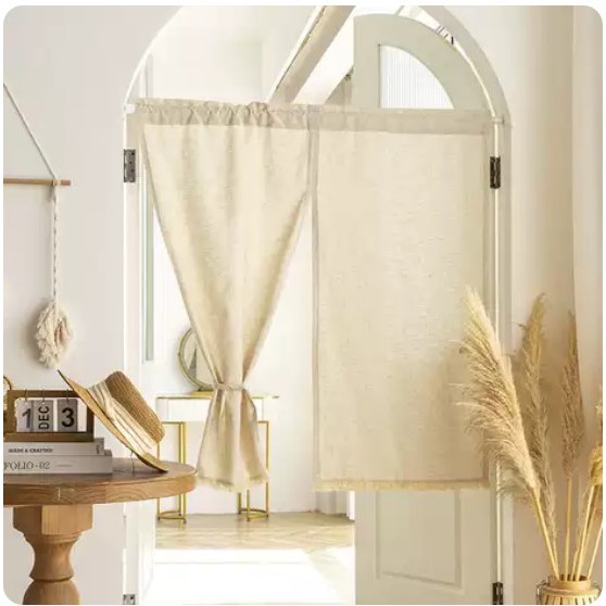(CAO 1M-1M5 RÈM KIỂU+BIÊN RUA) Rèm Noren xẻ tà luồn cây decor nhà cửa ...