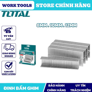 ĐỒ NGHỀ TOTAL Đinh gim bấm 8MM X0.7MM THT3981/ 10MM X0.7MM THT39101/ 12MM X0.7MM THT39121