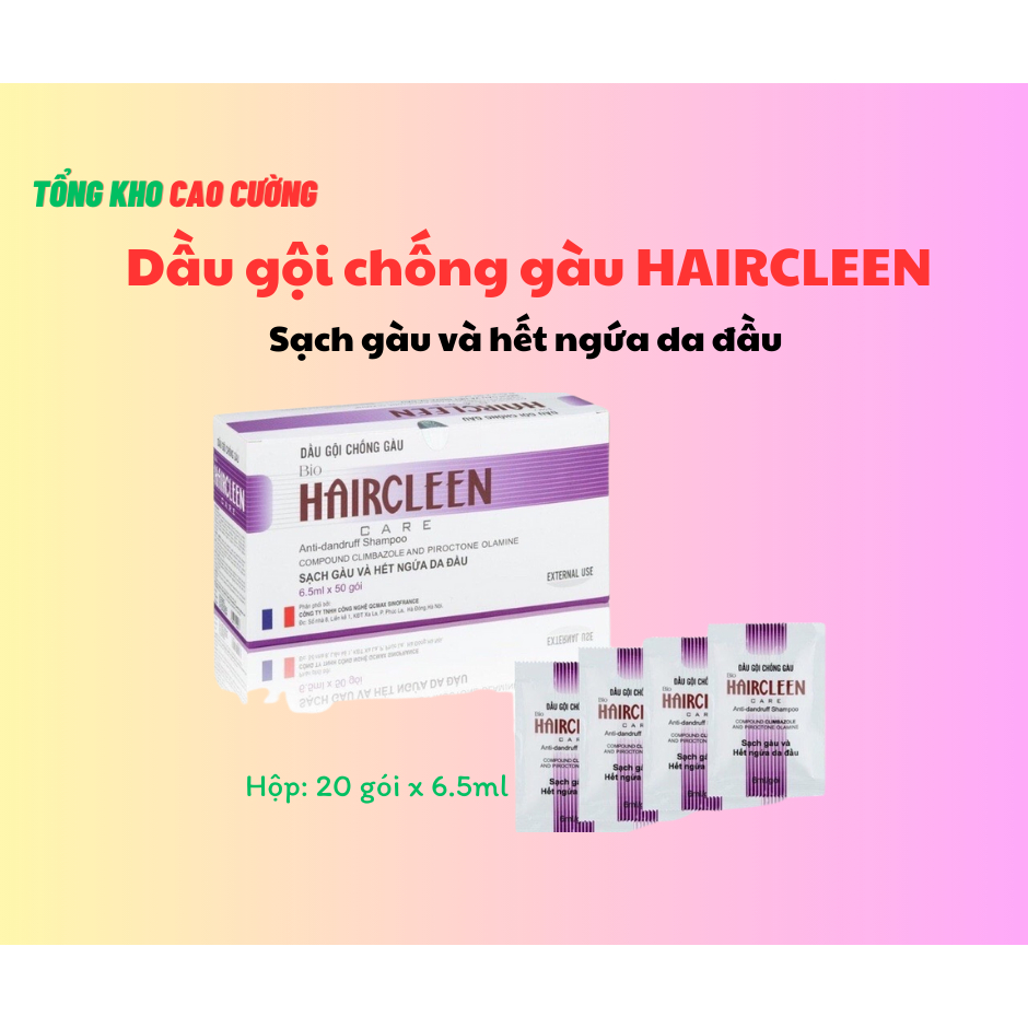 Dầu gội HairCleen, dầu gội Hair Cleen dành riêng cho tóc gàu, nấm da ...