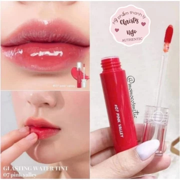 DATE T11/27 VỎ TRẦY [CHECK TEM HIDDEN] SON TINT BÓNG ROM@ND GL@STING WATER TINT 07 PINK V@LLEY