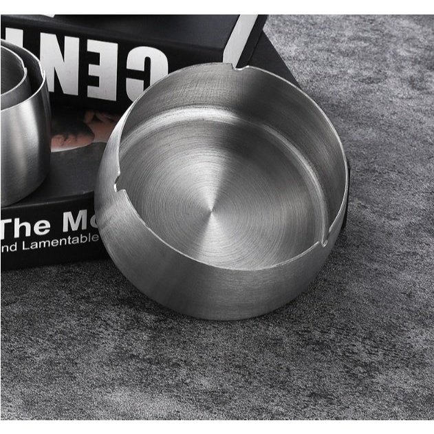 Gạt tàn bằng inox đa dụng, gạt tàn thuốc, gạc tàn - GTT005f