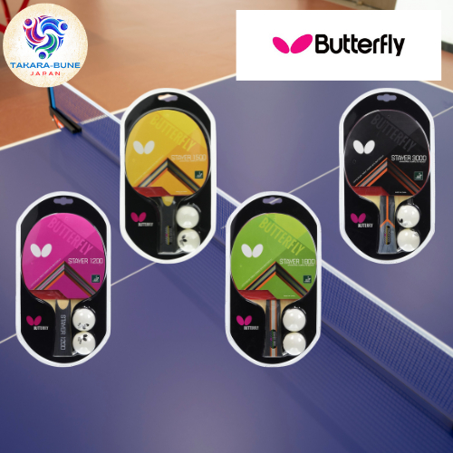 Butterfly Table Tennis Racket Shake Hand with 2 balls for leisure and ...