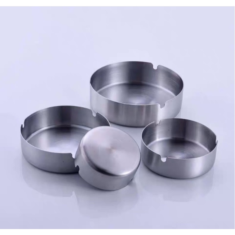 Gạt tàn inox đa dụng, gạc tàn thuốc - Kích thước: 8cm x 3cm - GTT008e