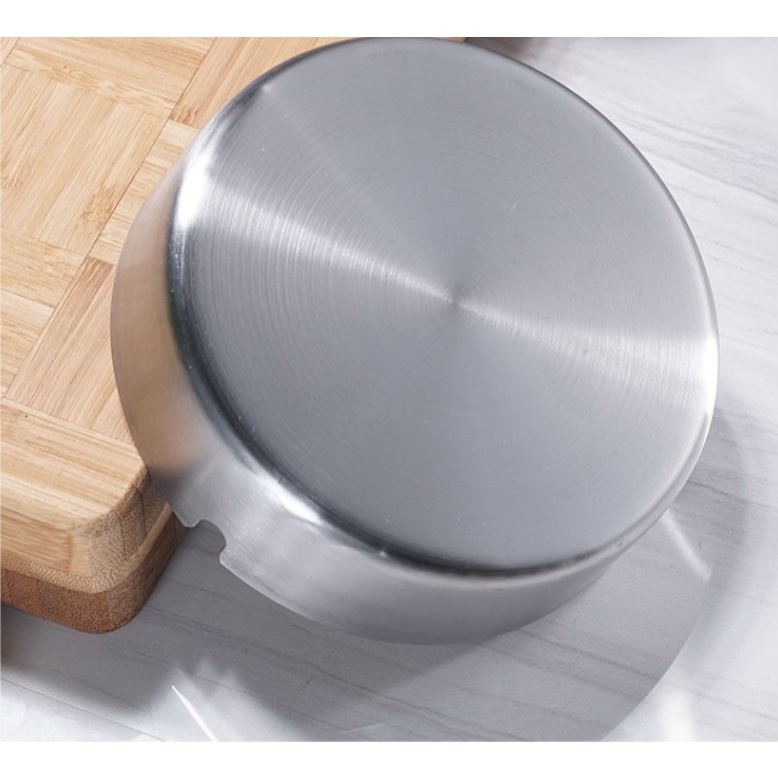 Gạt tàn inox đa dụng, gạc tàn thuốc - Kích thước: 8cm x 3cm - GTT008e