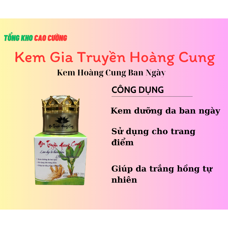 kem gia truyền hoàng cung ban ngày