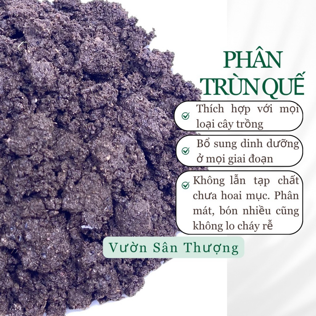 Phân T.rùn Q.uế Hữu Cơ Vườn Nuôi 2kg