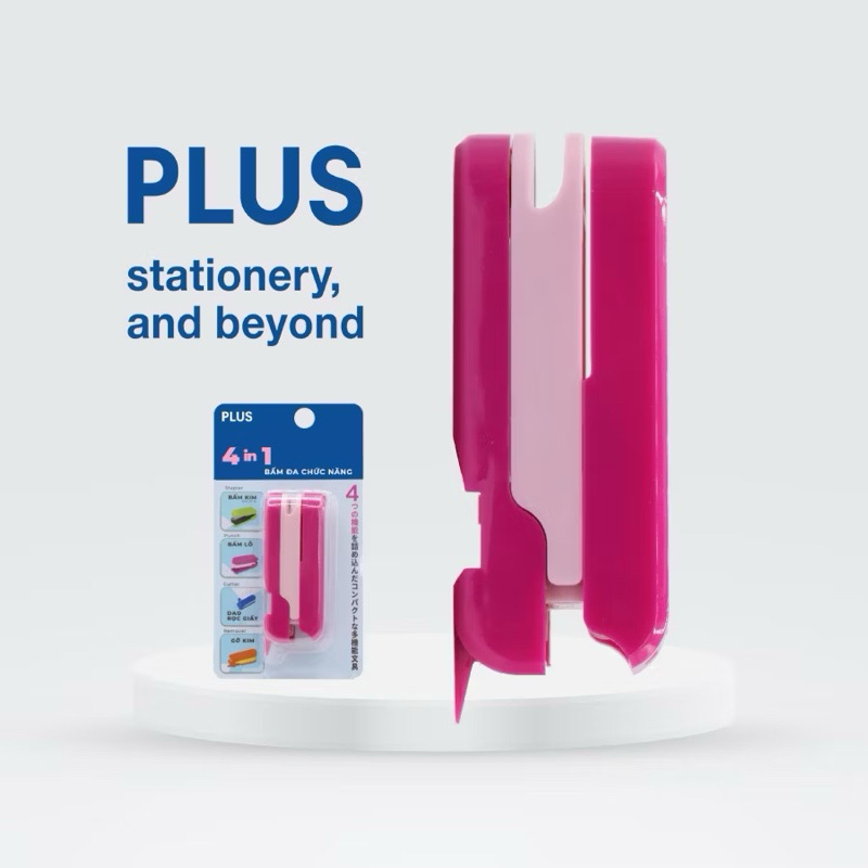 BẤM GHIM ĐA CHỨC NĂNG 4 IN 1 PLUS - VPP QUỐC HUY