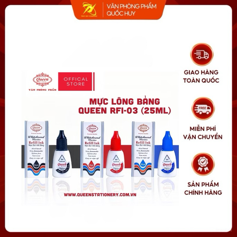 MỰC BÚT DẠ BẢNG QUEEN  RFI-03 - VPP QUỐC HUY