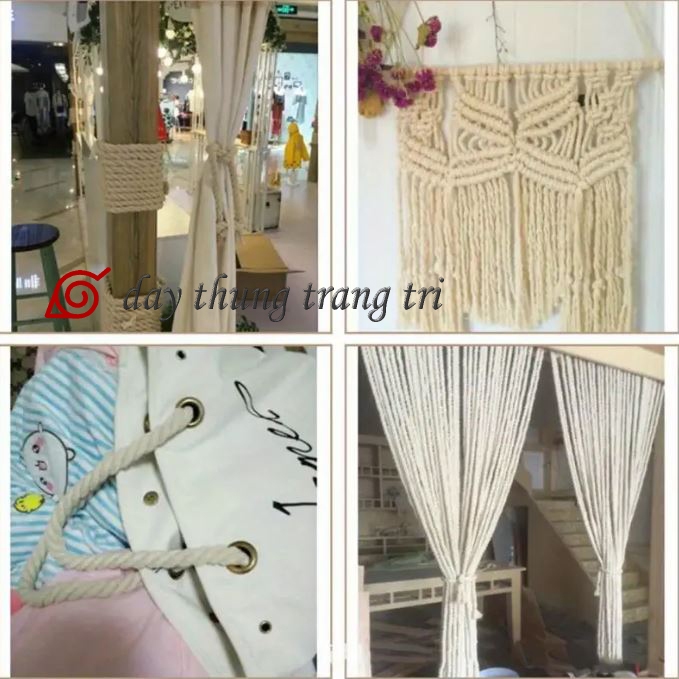 Dây macrame, 5m~30m dây thừng macrame, làm handmade, decor, 2mm, 3mm, 4mm, 5mm, 8mm,10mm,15mm☘️