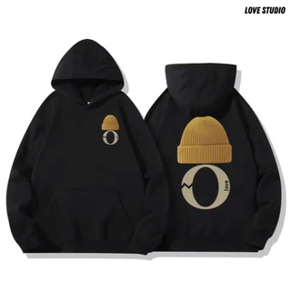 Áo hoodie. áo hoodie đôi nam nữ local brand O.K unisex nam nỉ cotton mịn Form Rộng Hàn Quốc Xám Tiêu [A131]