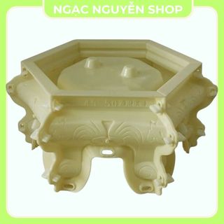 Khuôn Đúc Chân Đôn Chậu Cảnh Hình Lục Giác 45-50cm, Khuôn Có Lòng Trong – CTY Ngạc Nguyễn