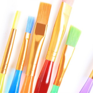 Bộ 6 cọ nhiều màu dùng để tô vẽ trong mỹ thuật/tô màu đất sét/tô tranh...