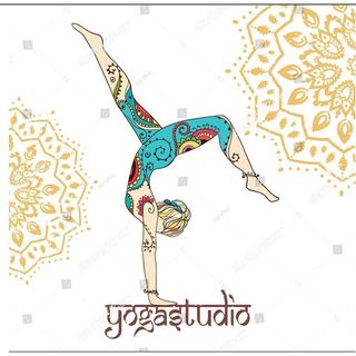 Tranh lụa 3d trang trí chủ đề Yoga dán tường, phủ kim tuyến