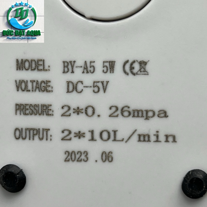 Máy Sủi Tích Điện Baoyu BY-A3-A5-A6 siêu êm tặng 3m dây và 2 quả sủi 9