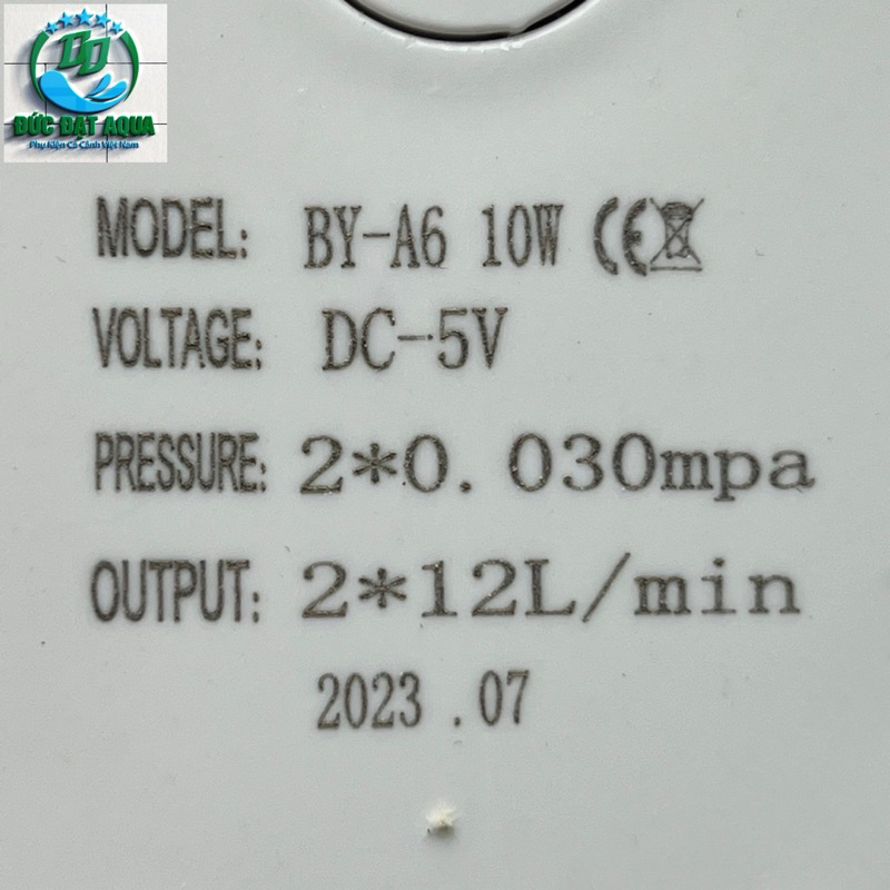 Máy Sủi Tích Điện Baoyu BY-A3-A5-A6 siêu êm tặng 3m dây và 2 quả sủi 5