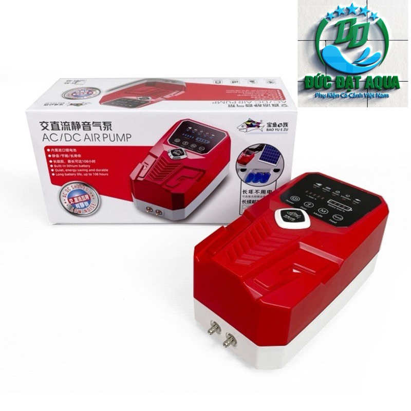 Máy Sủi Tích Điện Baoyu BY-A3-A5-A6 siêu êm tặng 3m dây và 2 quả sủi