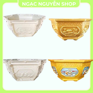 Khuôn Đúc Chậu Lục Giác Mẫu Tùng Sen Mai Nhựa ABS Siêu Bền (Rộng 40cm Cao 20cm) – CTY Ngạc Nguyễn