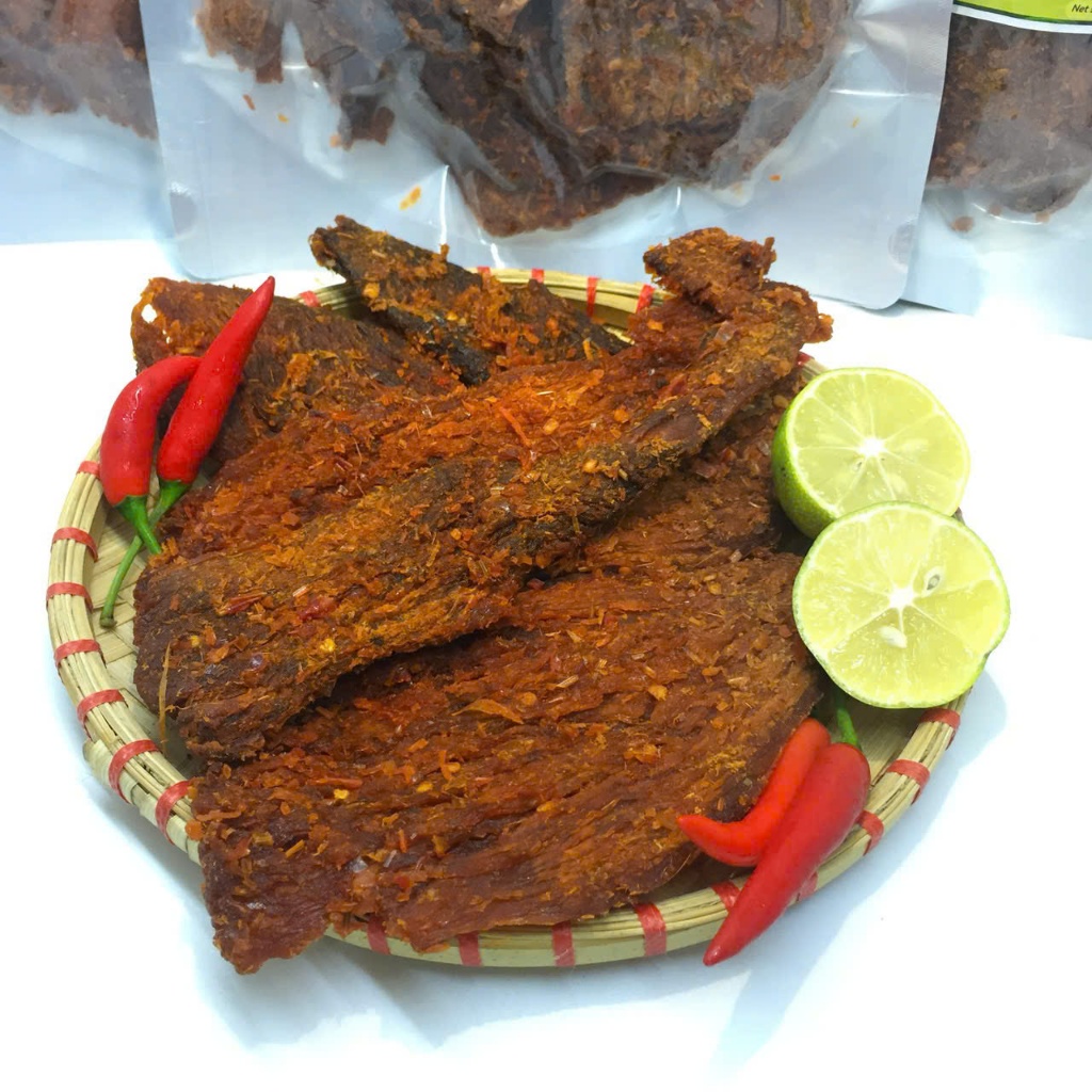 Khô Trâu Miếng Tảng Tây Nguyên 500Gr VNFoods Thơm Ngon, Đậm Đà