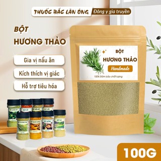 Bột lá hương thảo nguyên chất 100g (Rosemary, gia vị nấu ăn)