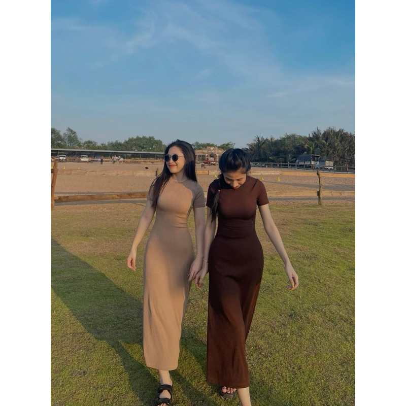 Đầm body / đầm ôm nữ / đầm body  xẻ tà 1 bên thời trang hotgirl mã bán chạy