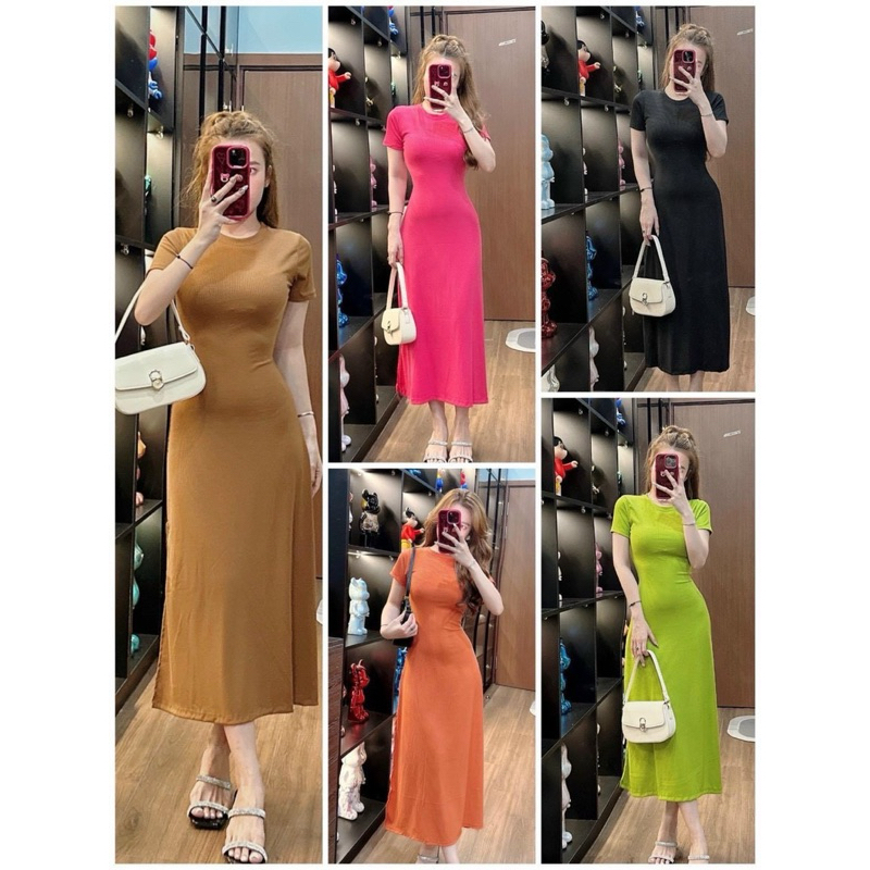 Đầm body / đầm ôm nữ / đầm body  xẻ tà 1 bên thời trang hotgirl mã bán chạy