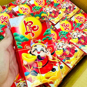 Combo 10 Bao Lì Xì Giá Sỉ Mẫu Chữ LỘC đẹp mắt ý nghĩa lịch sự Lì Xì Tết độc đáo , Giá Sỉ