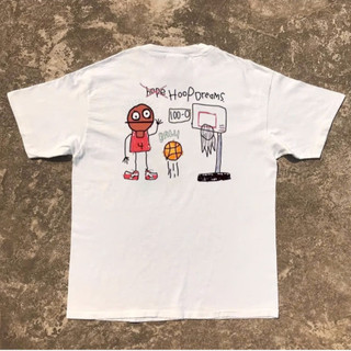 Áo Phông Cổ Tròn Nam Nữ Đẹp Họa Tiết Bóng Rổ Phối Chữ Hoopdreams Năng Động ,Chất Liệu Cotton Mềm Mịn Thấm Hút Mồ Hôi Tốt