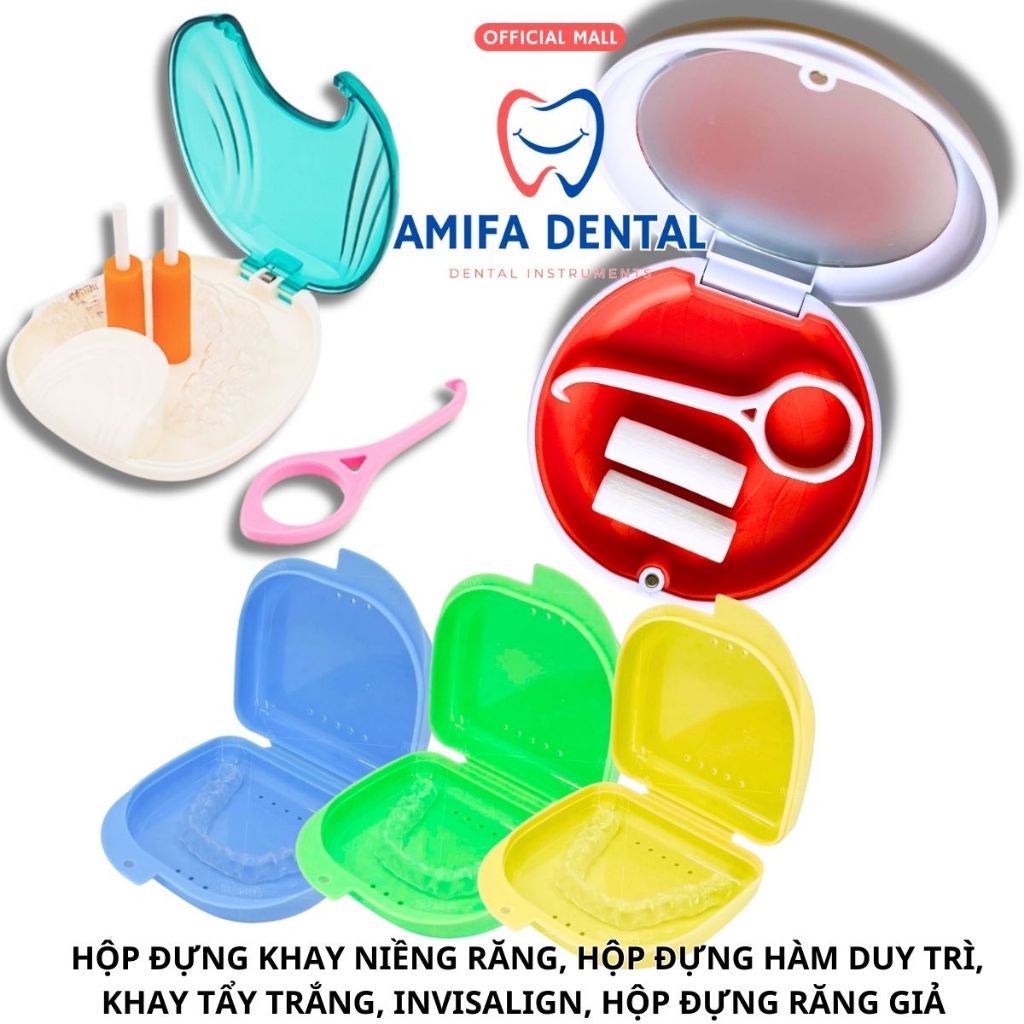 Top 3 Hộp Đựng Khay Niềng Răng Cao Cấp, Hộp Đựng Hàm Duy Trì Chất Lượng Giá Tốt, Khay Tẩy Trắng, Invisalign, Răng Giả