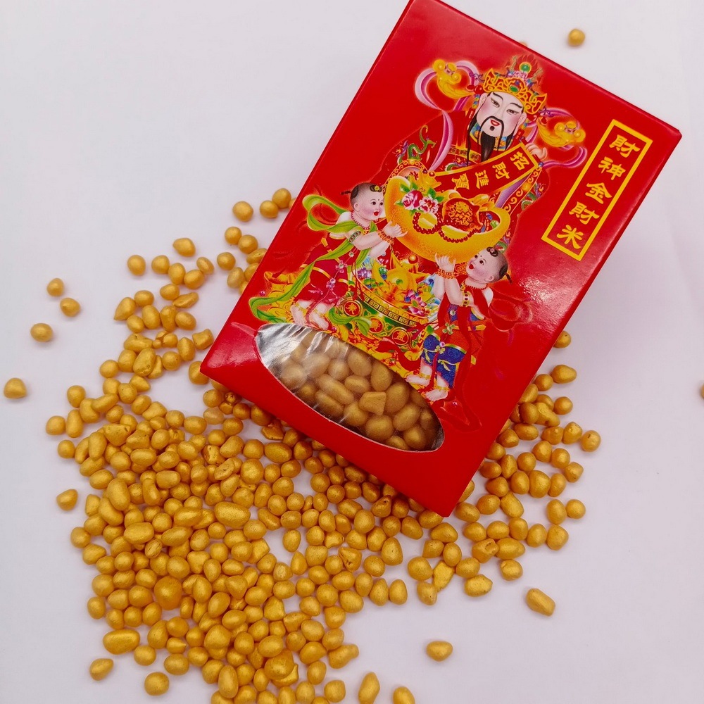 [Sẵn Hàng] Gạo Vàng Thần Tài , Thờ Cúng Ban Thần Tài - có loại Hộp Và Loại Túi