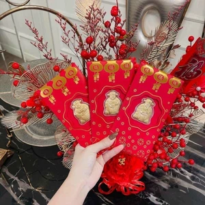 COMBO 10 BAO LÌ XÌ THẦN TÀI MẠ VÀNG CAO CẤP ĐẸP - GIÁ SIÊU RẺ, Quà Tết