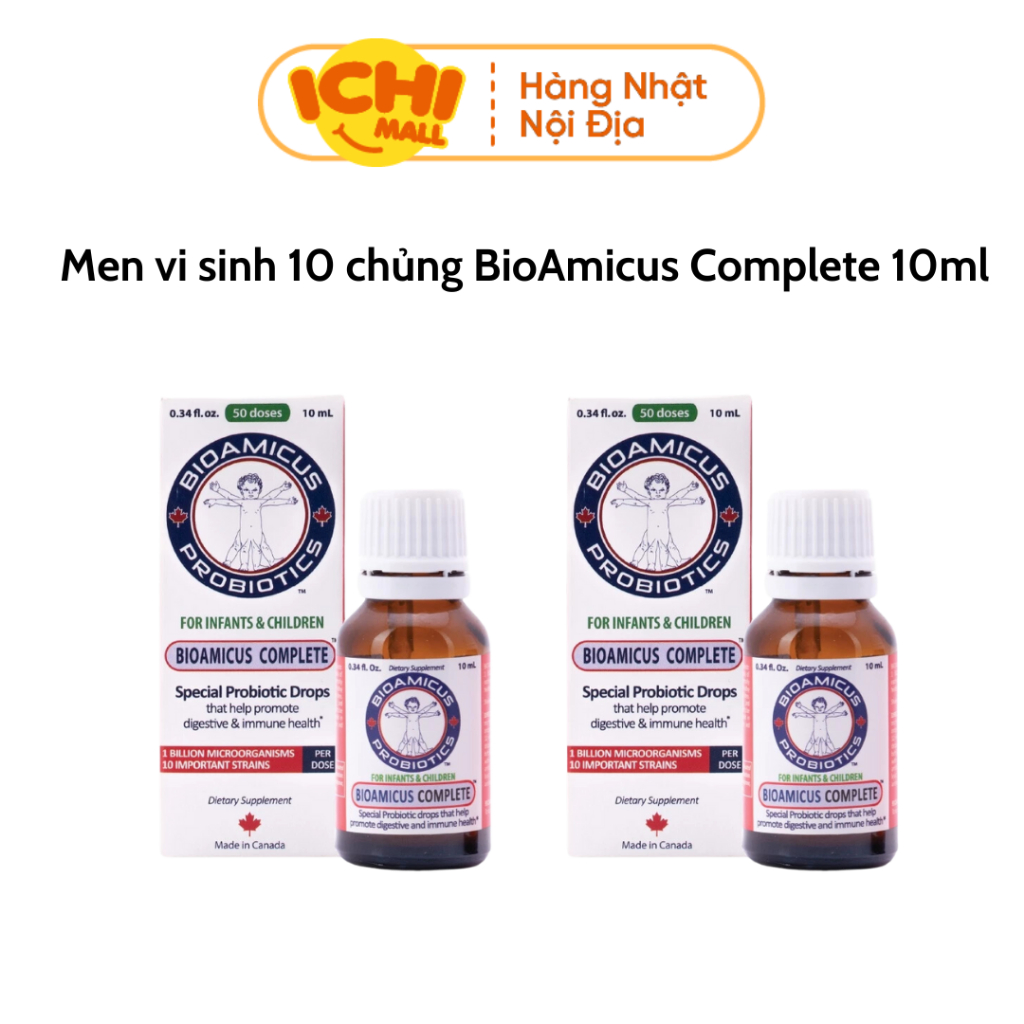 Men vi sinh 10 chủng BioAmicus Complete 10ml | Shopee Việt Nam