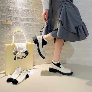 Combo 5 đôi tất nữ cổ lửng cotton thoáng khí ngăn mùi - Vớ nữ cổ vừa phối dày siêu xinh King Shop