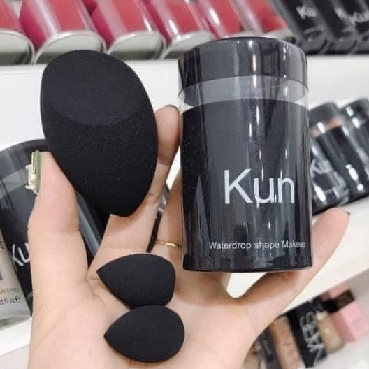 Mút Tán Nền Celin 2 Chiếc To Nhỏ Màu Nâu Đen Siêu Mềm Đàn Hồi Cao JINJI