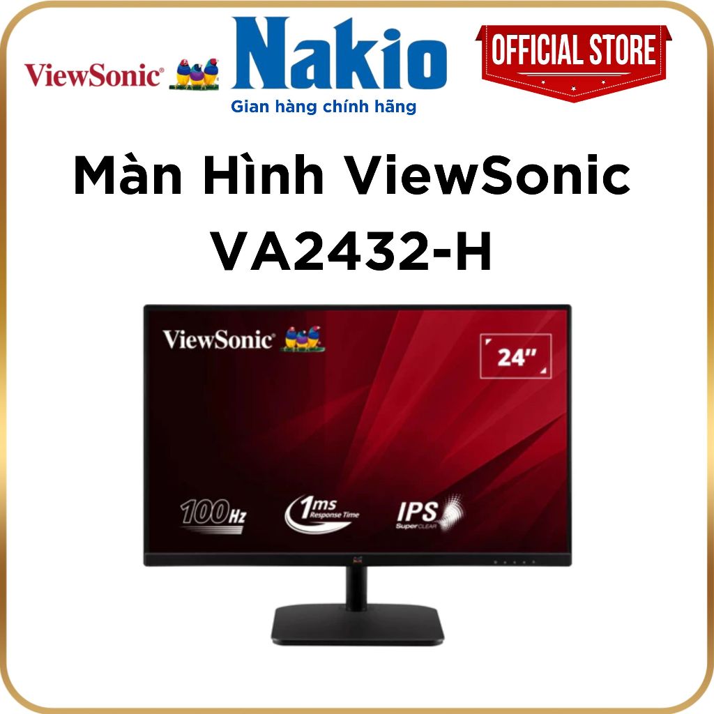 Màn hình ViewSonic VA2432-H ( 24 inch, Full HD, IPS, 100Hz, 1ms ) - Bảo ...