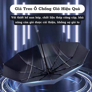 Ô Dù Gập Gọn Tự Động 24 Nan Đôi 105cm Cao Cấp | Ô Che Nắng Mưa Chống UV Chống Gió Chống Lật