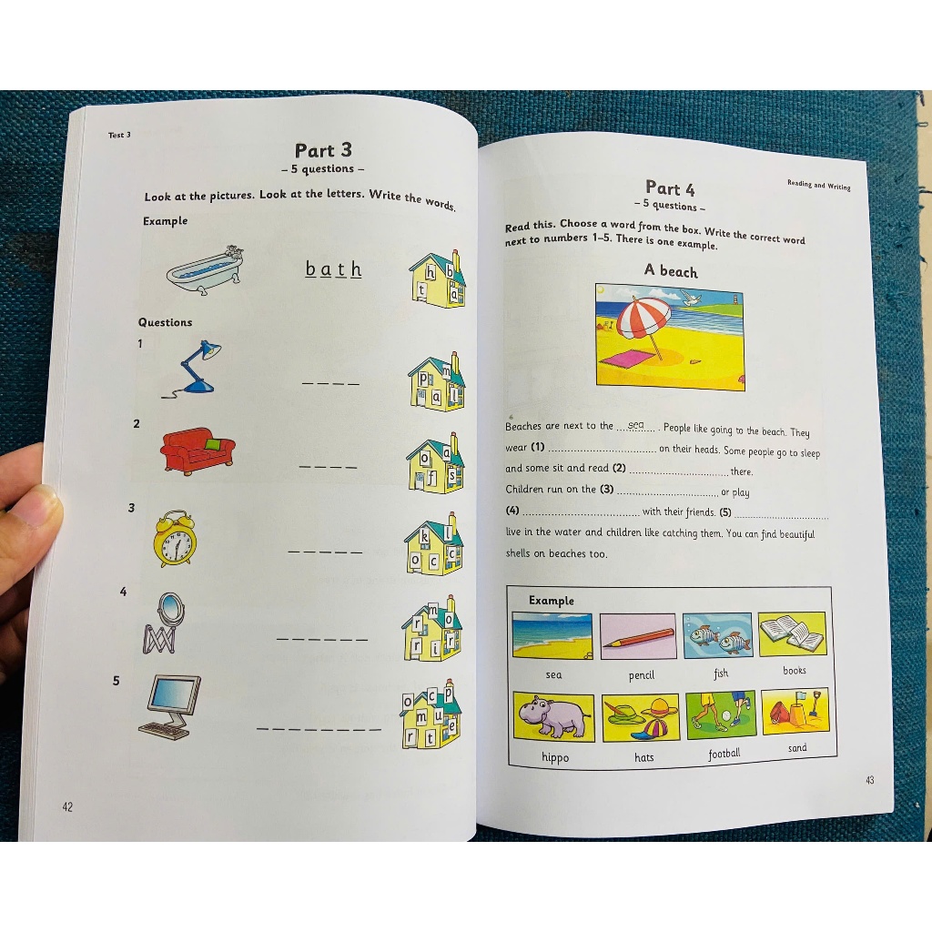 Ảnh Sách - Cambridge English Starter In Gộp 1-4 ( Kèm Mã Quét Đáp Án Và Mp3)-khổ A5 3