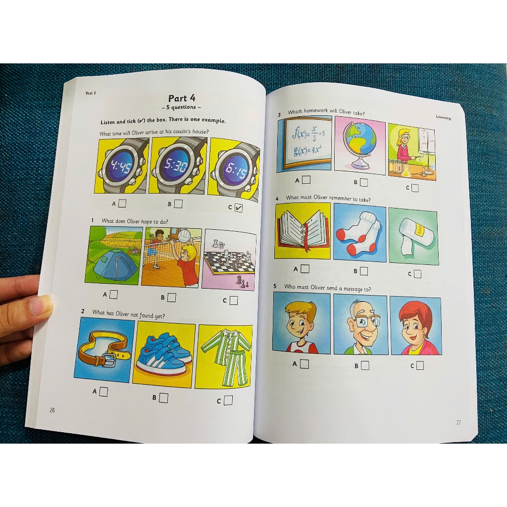 Ảnh Sách - Cambridge English Flyers Gộp 4 ( Kèm Mã Quét Đáp Án Và Mp3)-khổ A5 siêu tiết kiệm 2