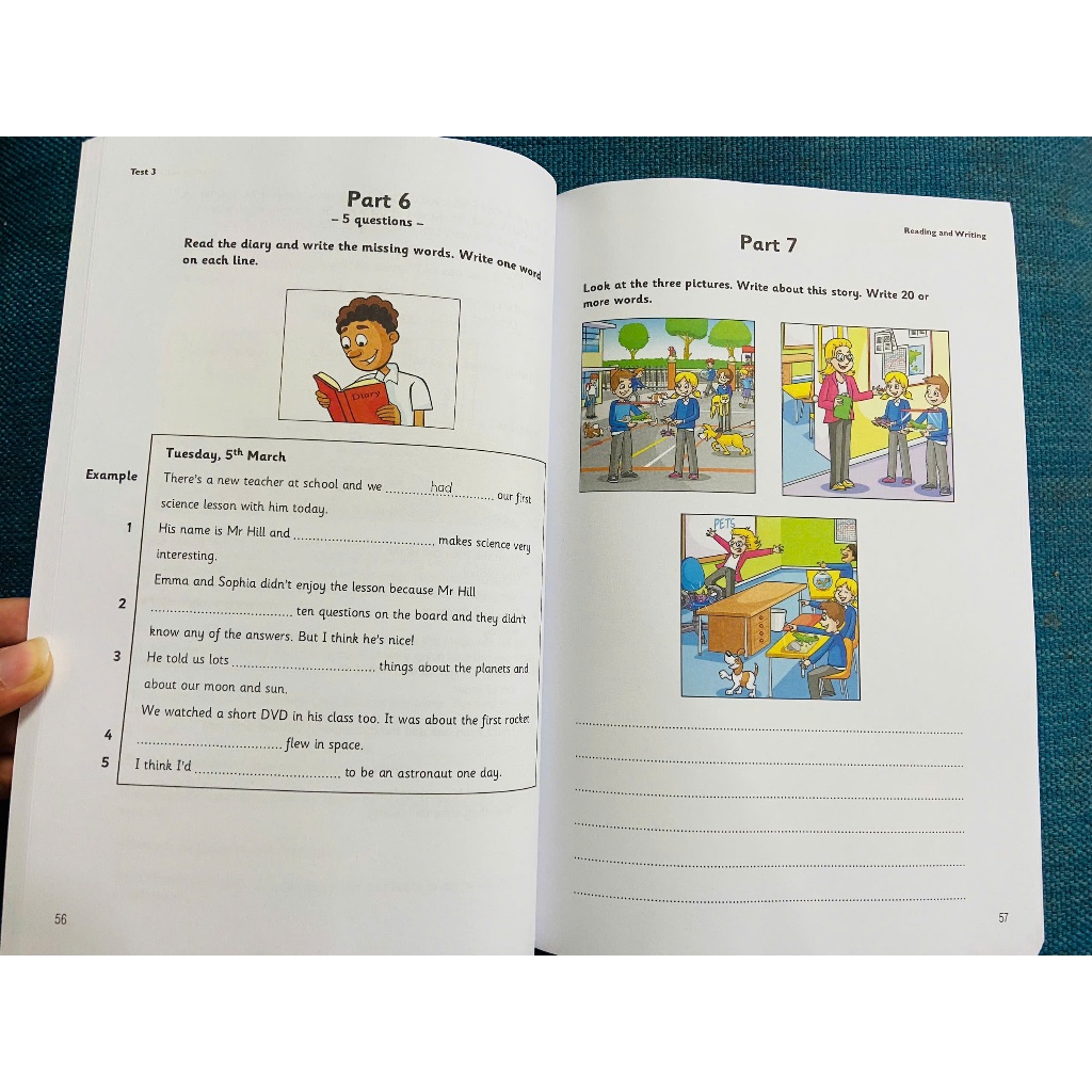Ảnh Sách - Cambridge English Flyers Gộp 4 ( Kèm Mã Quét Đáp Án Và Mp3)-khổ A5 siêu tiết kiệm 3