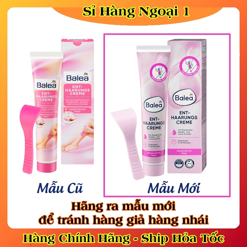 Kem tẩy lông Balea Đức an toàn cho mọi vùng da