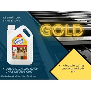 Nước lau gạch SUNLINEN BIO 1.2L  - Tẩy sạch sơn, xi măng, ố bẩn lâu ngày trên nền gạch men sứ.