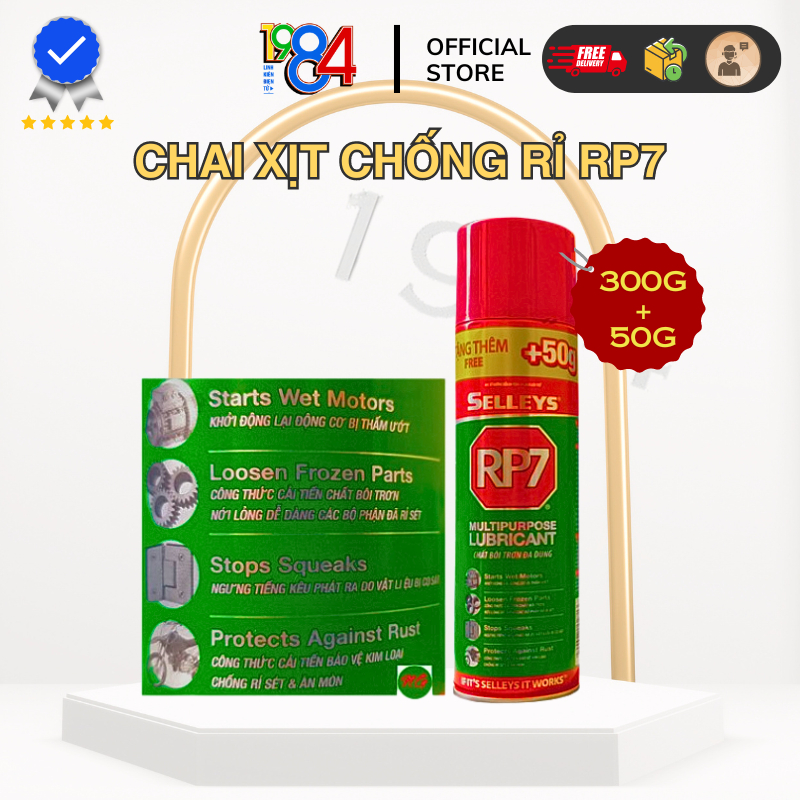 Chai Xịt Chống Rỉ Sét Và Bôi Trơn RP7 đa dụng, chống gỉ sét ăn mòn ...