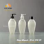 Lọ chiết, chai nhựa trắng 250ml các loại nắp dầu gội